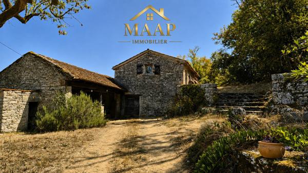 ARCAMBAL Propriété quercynoise en pierre – 230 m² – Vue exceptionnelle 325 000 €