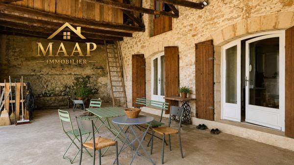 ARCAMBAL Propriété quercynoise en pierre – 230 m² – Vue exceptionnelle 325 000 €