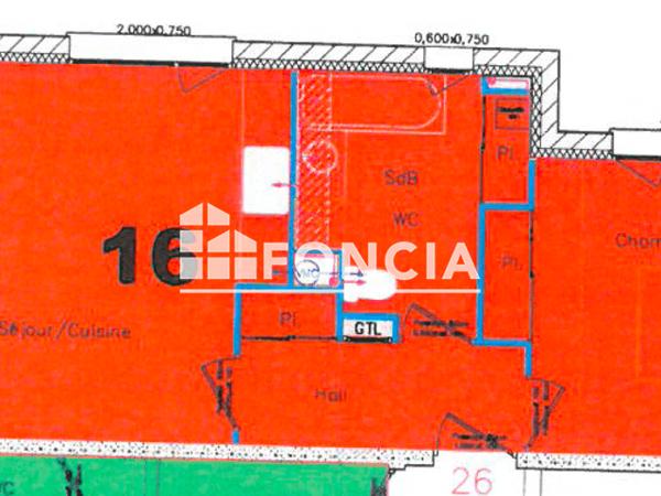 Location Appartement meublé 2 pièces 45.66 m² - Saint Martin Boulogne 62280
