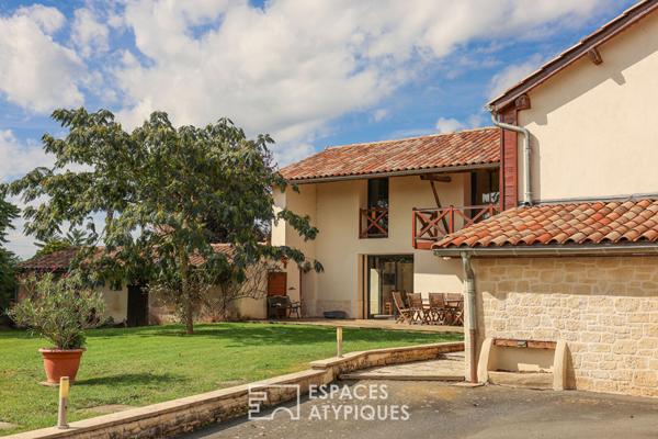 Ancienne bâtisse rénovée avec espace équestre