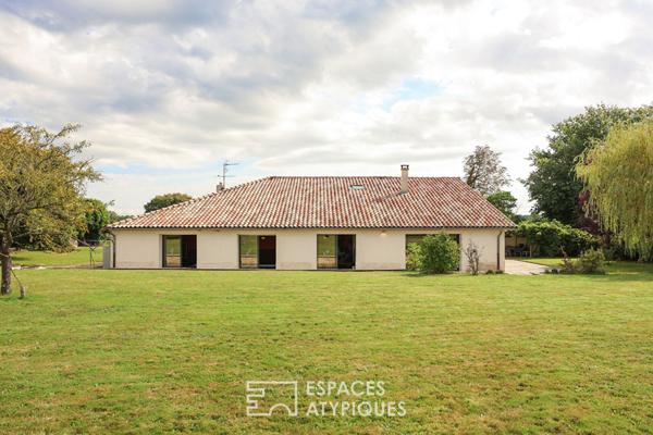 Ancienne bâtisse rénovée avec espace équestre