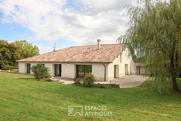 Ancienne bâtisse rénovée avec espace équestre