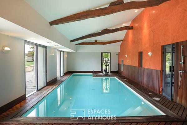 Ancienne bâtisse rénovée avec espace équestre