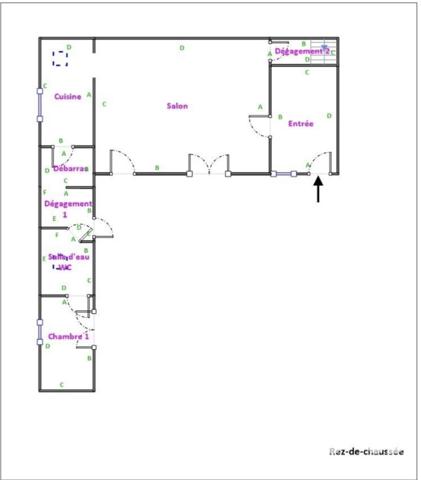 Maison à vendre 3 pièces 82,97 m² Segré-en-Anjou Bleu