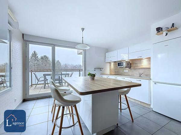 Appartement T3 Terrasse Jardin 100 m2 Garage double Cave 01170 GEX