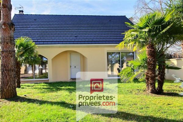 AMILLY 45200 - Secteur Saint Firmin des Vignes - A VENDRE MAISON CONTEMPORAINE de PLAIN-PIED 90 m2 - 2 CHAMBRES, TERRAIN 546 m2