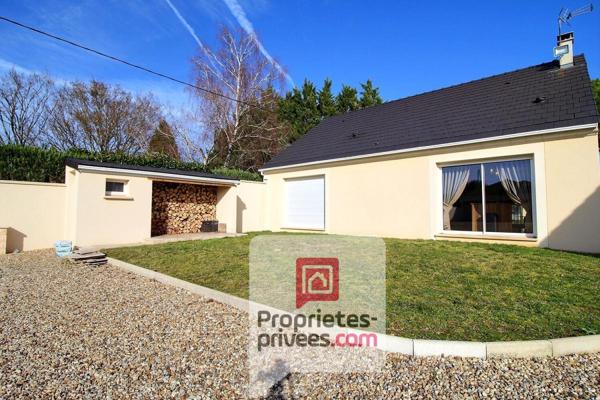 AMILLY 45200 - Secteur Saint Firmin des Vignes - A VENDRE MAISON CONTEMPORAINE de PLAIN-PIED 90 m2 - 2 CHAMBRES, TERRAIN 546 m2
