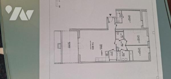 À vendre – Appartement T4 avec terrasse et jardinet à Coulaines