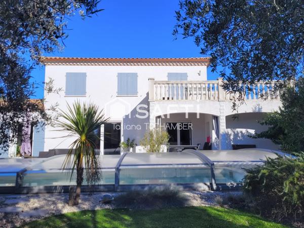 maison 210m2 , 6 pièces, jardin ,piscine, garage