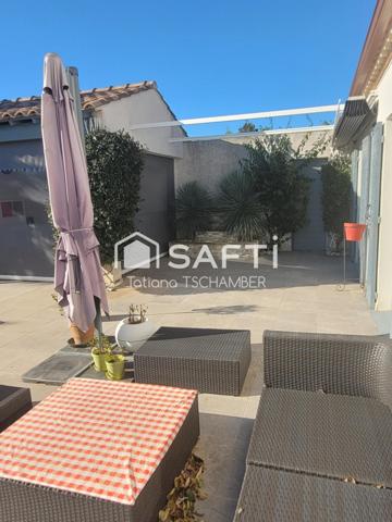 maison 210m2 , 6 pièces, jardin ,piscine, garage