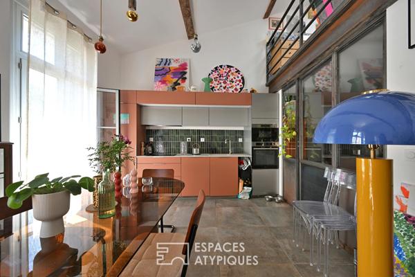 Loft de charme aux lignes industrielles et prestations singulières