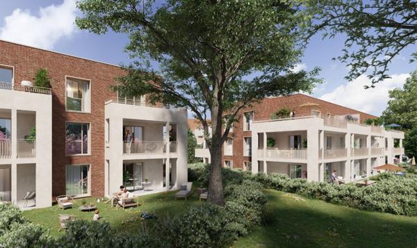 Programme neuf sur Domont appartements du T2 au T3 à partir de 242 000 € avec deux places de parking inclus dans le prix de vente.