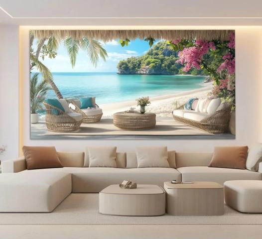 Superbe villa contemporaine style balinais vue dégagée avec piscine à BAIE MAHAULT (971)