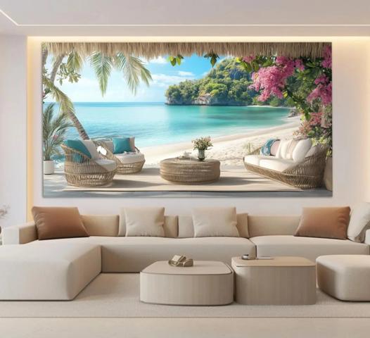 Superbe villa contemporaine style balinais vue dégagée avec piscine à BAIE MAHAULT (971)