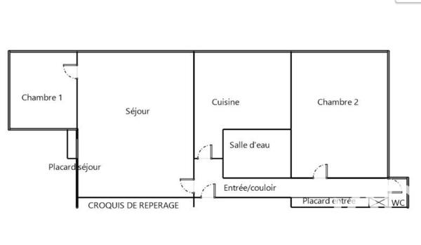 Appartement à vendre 3 pièces 57 m² Biarritz