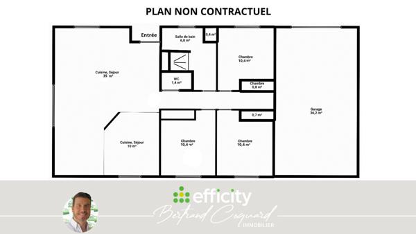 Maison 4 pièces - 91 m² Exclusivité efficity