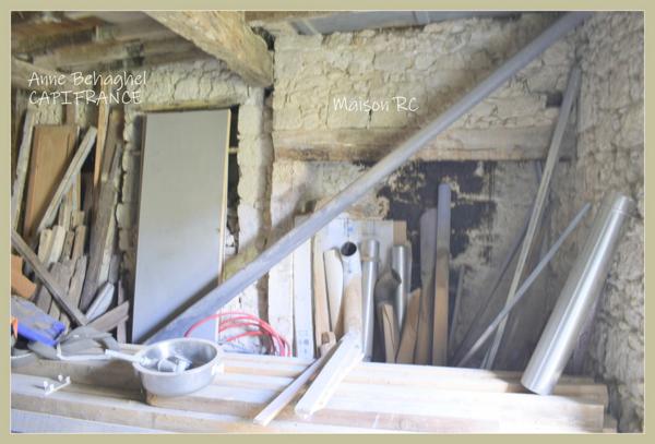 A vendre LAMONTJOIE maison de village P4 en pierre à rénover, avec dépendance aménagée