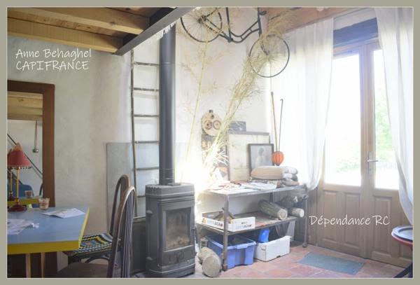 A vendre LAMONTJOIE maison de village P4 en pierre à rénover, avec dépendance aménagée