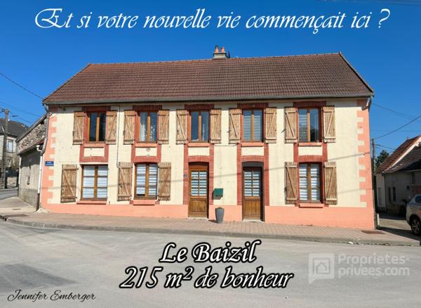 Maison à Le Baizil -7 pièces- 215 m2