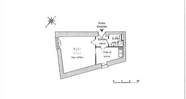 À vendre Studio 27.84 m² - Poitiers 86000