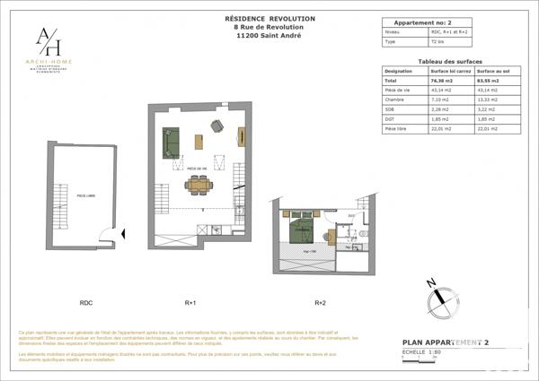 Appartement à vendre 2 pièces 139 m² Saint-André-de-Roquelongue