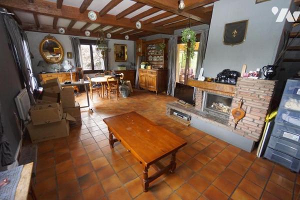 PAVILLON  3 chambres individuel, sous sol,  ACCES RIEUX
