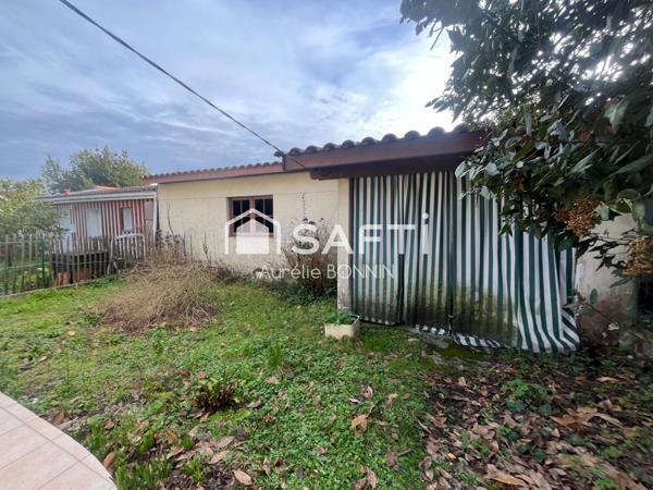 Talence maison de plain pied 2 chambres avec dépendance et jardin