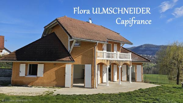 Maison à vendre 4 pièces DOMESSIN (73) Spacieuse et lumineuse à 25 mn de Chambéry et 5 mn de l'A43 et 5 mn de la gare de Pont-de-Beauvoisin