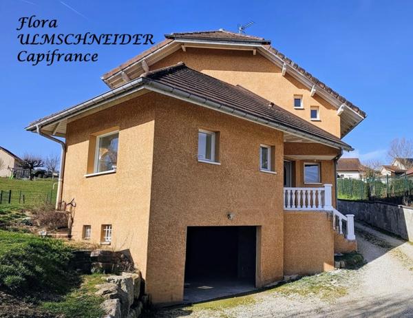 Maison à vendre 4 pièces DOMESSIN (73) Spacieuse et lumineuse à 25 mn de Chambéry et 5 mn de l'A43 et 5 mn de la gare de Pont-de-Beauvoisin