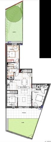 T4 avec Terrasse/Jardins et Parking - Cauderan Centre