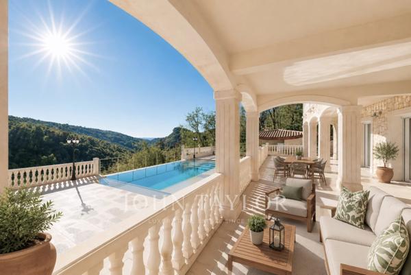 Élégante villa provençale contemporaine au calme absolu