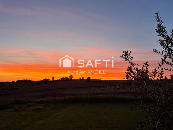 Maison avec vue dégagée.