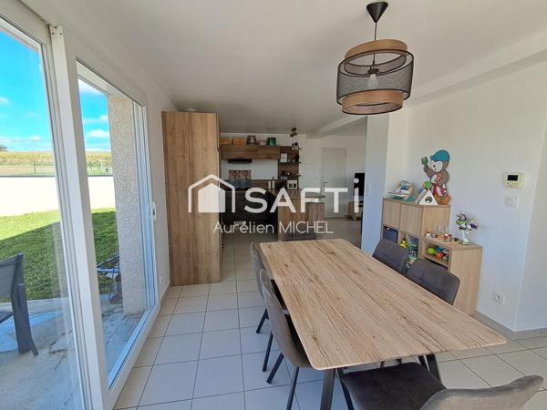 Maison avec vue dégagée.