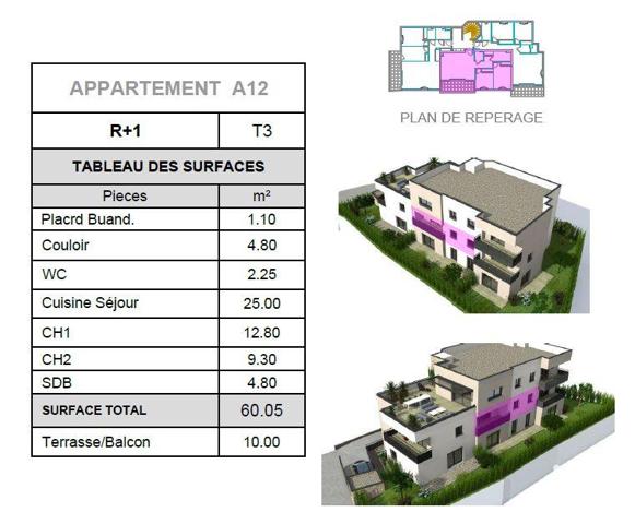 Appartement à vendre 2 pièces 60 m² Saint-Aygulf