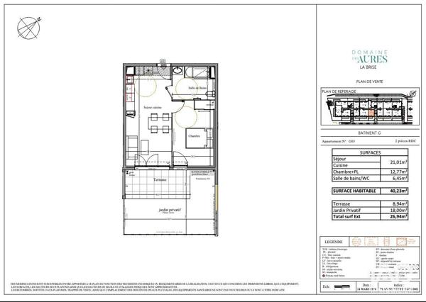 Appartement à vendre 2 pièces 40 m² Manosque
