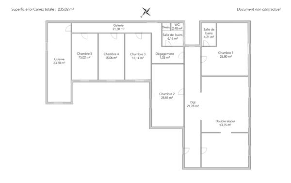 Appartement Paris 17 e - WAGRAM / COURCELLES
