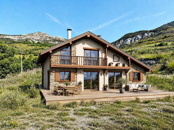 Thorame-Haute – Terrain constructible 1 681 m² avec vue panoramique, dalle existante et viabilités réalisées