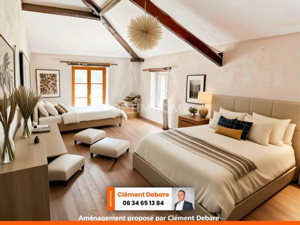 Maison 6 pièces 120 m² avec dépendances et grand terrain