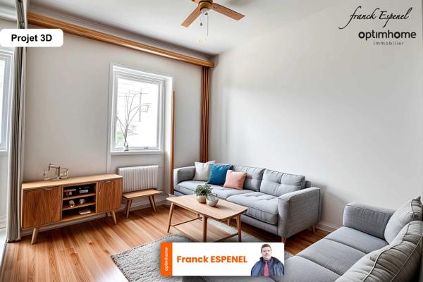 Bel appartement de 55 m² sur Tournon