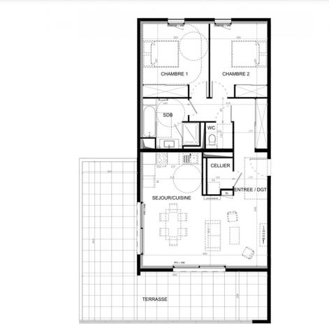 Appartement à vendre 3 pièces 82 m² Baillargues