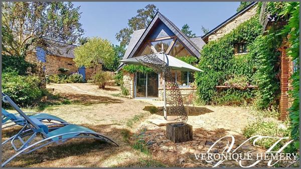 Propriété de charme et de caractère en harmonie avec la nature et le bien être sur plus d'1 hectare