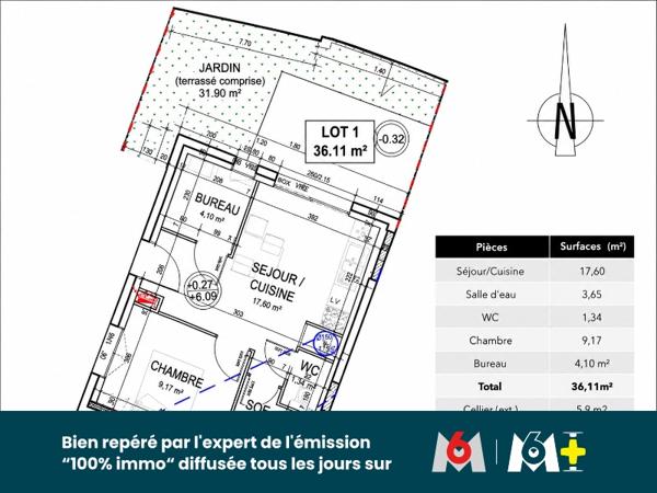 Maison 36 m² à Bretignolles-sur-Mer
