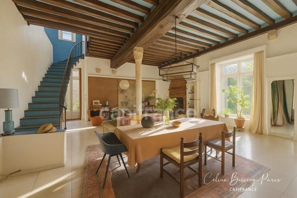 🏰 Hôtel particulier du XVIᵉ siècle – 250 m² habitables – 3 Chambres- Séjour 60M2 - Cour et jardin 300M2