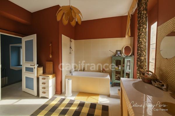 🏰 Hôtel particulier du XVIᵉ siècle – 250 m² habitables – 3 Chambres- Séjour 60M2 - Cour et jardin 300M2