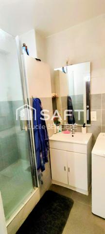 Appartement F2 de 45m2 avec place de parking privative et cave.