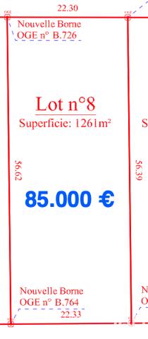 Terrain à vendre 1 261 m² Feytiat