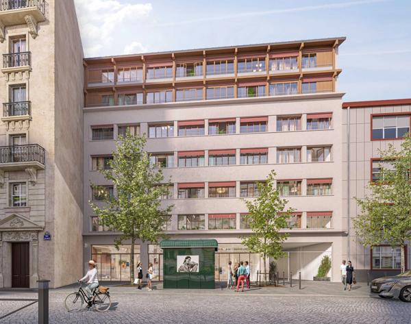appartement T2 neuf à vendre PARIS 16e, surface habitable 52.50 m2
