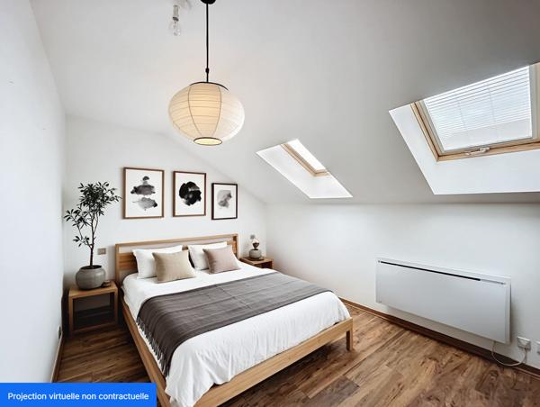 Appartement 4 pièces en duplex de 80 m² - coeur d'Aix-les-Bains- spacieux et fonctionnel, proche des commodités avec cave et parking