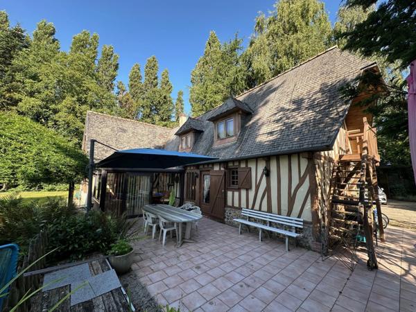 Vente à terme : maison normande au charme authentique