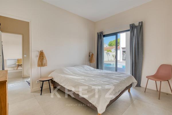 Villa familiale avec piscine de 188m² – plages à pied, esprit Ré